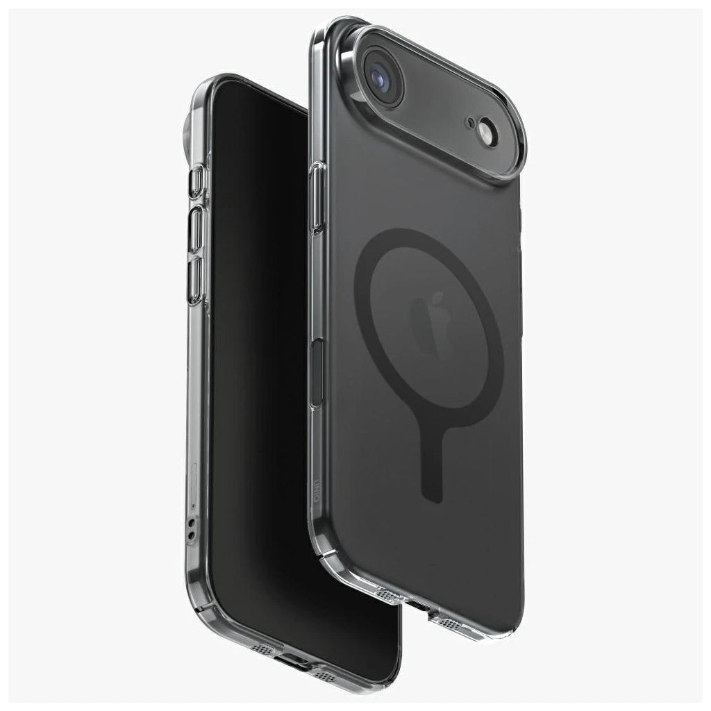 UNIQ Airsuit tok iPhone Air készülékhez Magclick Charging fekete - iPhone 17 Air tok a Domshop kínálatából