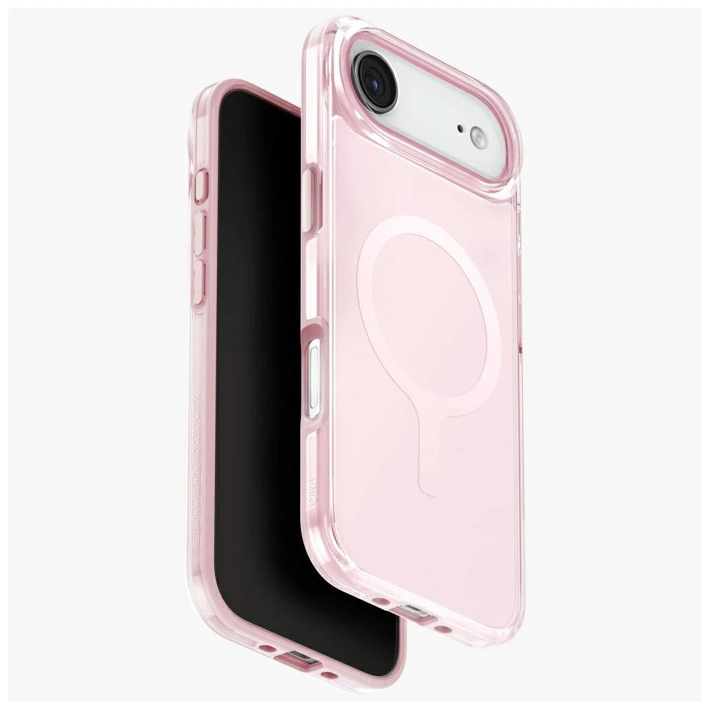 UNIQ Clario MagClick Charging tok Apple Iphone 17 Air készülékhez - pink - iPhone 17 Air tok a Domshop kínálatából