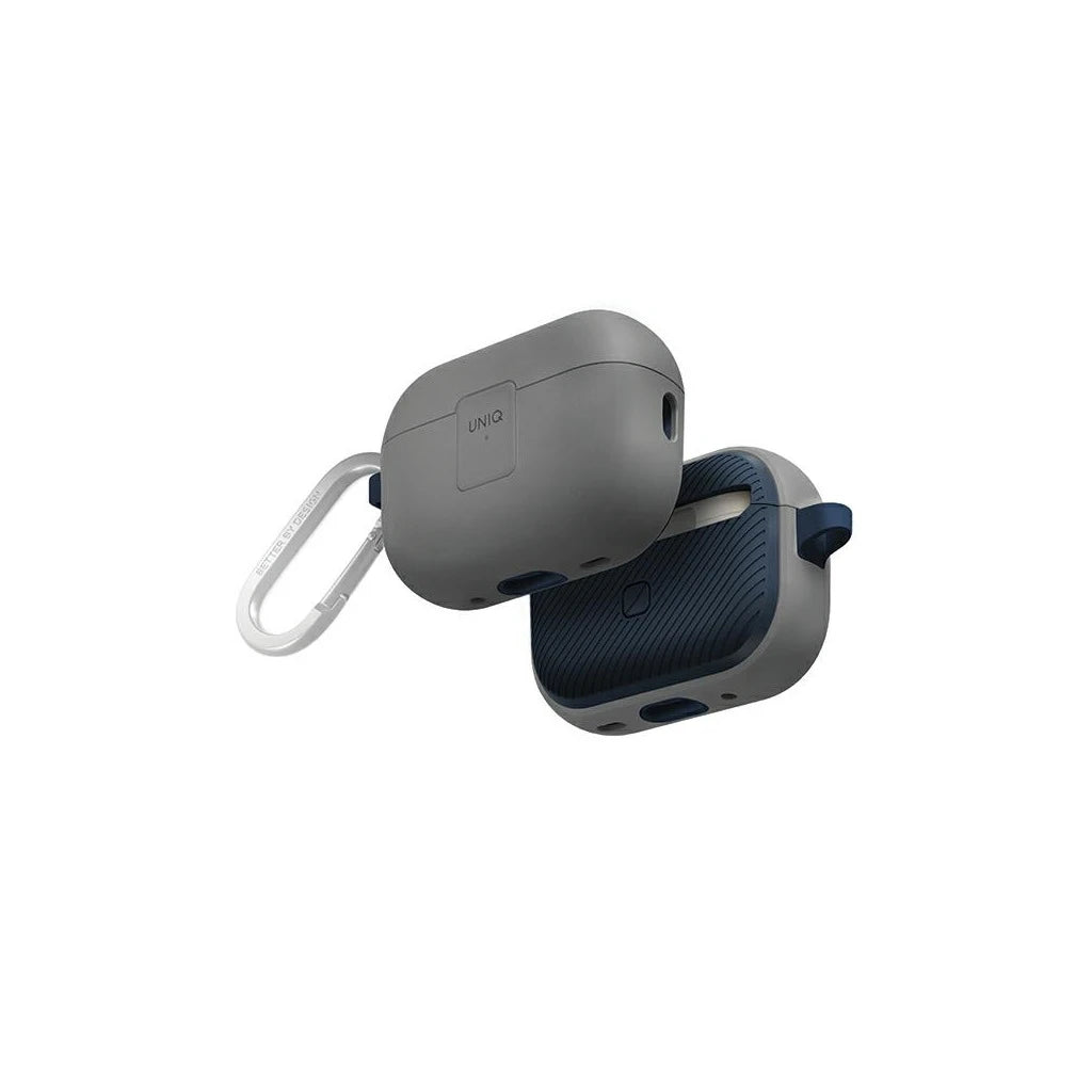 UNIQ Clyde Lock Case AirPods Pro 2 készülékhez (2022/2023) – kréta szürke – tengerkék - AirPods Pro 2 tok a Domshop kínálatából