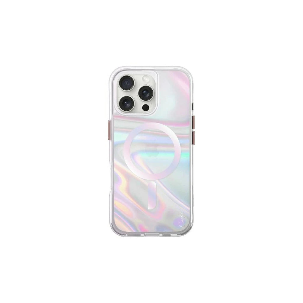 UNIQ Coehl Savon iPhone 16 Pro készülékhez 6.3" tok Magnetic Charging bubble prism - iPhone 16 Pro tok a Domshop kínálatából