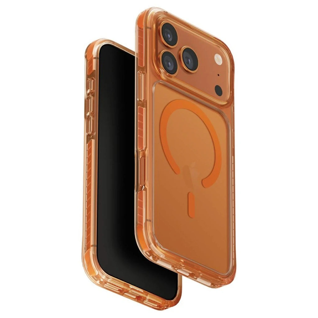 UNIQ Combat Case iPhone 17 Pro Max készülékhez Magclick Charging narancssárga - iPhone 17 Pro Max tok a Domshop kínálatából