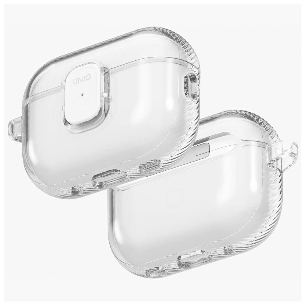 UNIQ Glase Pro AirPods Pro 3 készülékhez lock tok átlátszó - AirPods Pro 3 tok a Domshop kínálatából