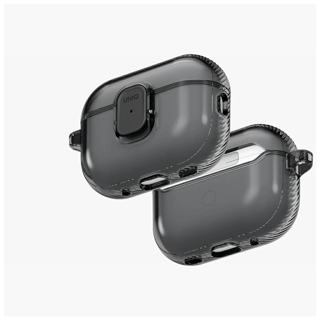 UNIQ Glase Pro AirPods Pro 3 készülékhez zárótok füst - AirPods Pro 3 tok a Domshop kínálatából