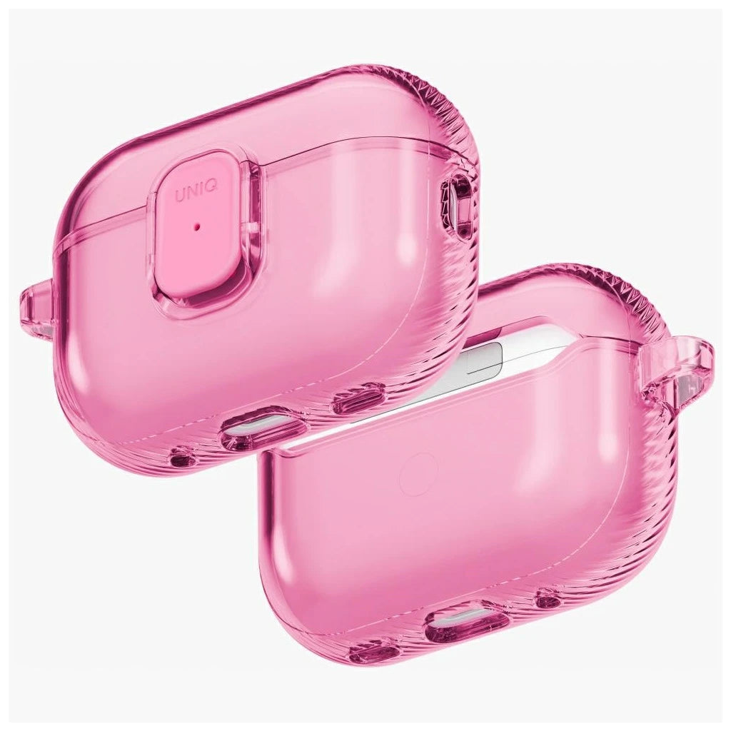 UNIQ Glase Pro Lock Case tok AirPods Pro 3 készülékhez, rózsaszín - AirPods Pro 3 tok a Domshop kínálatából