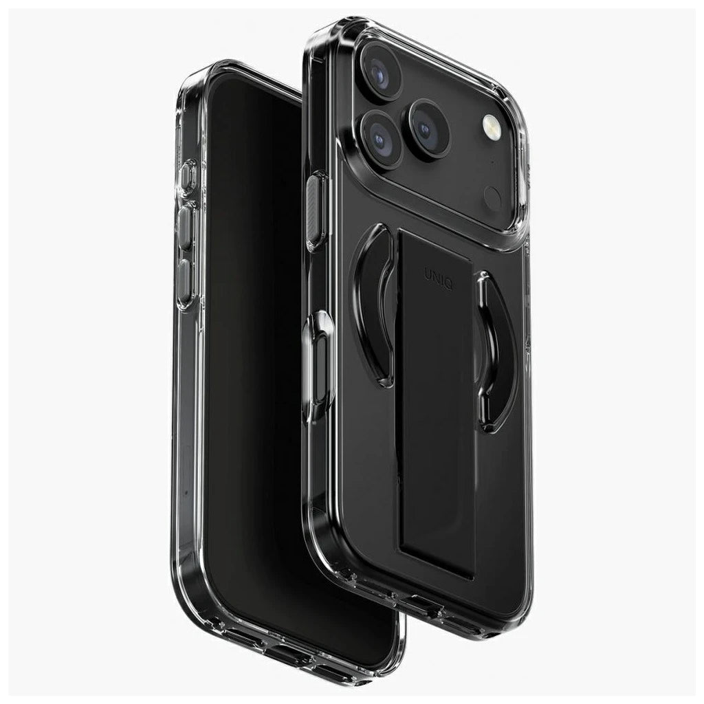 UNIQ Heldro Air tok iPhone 17 Pro készülékhez Magclick Charging fekete - iPhone 17 Pro tok a Domshop kínálatából