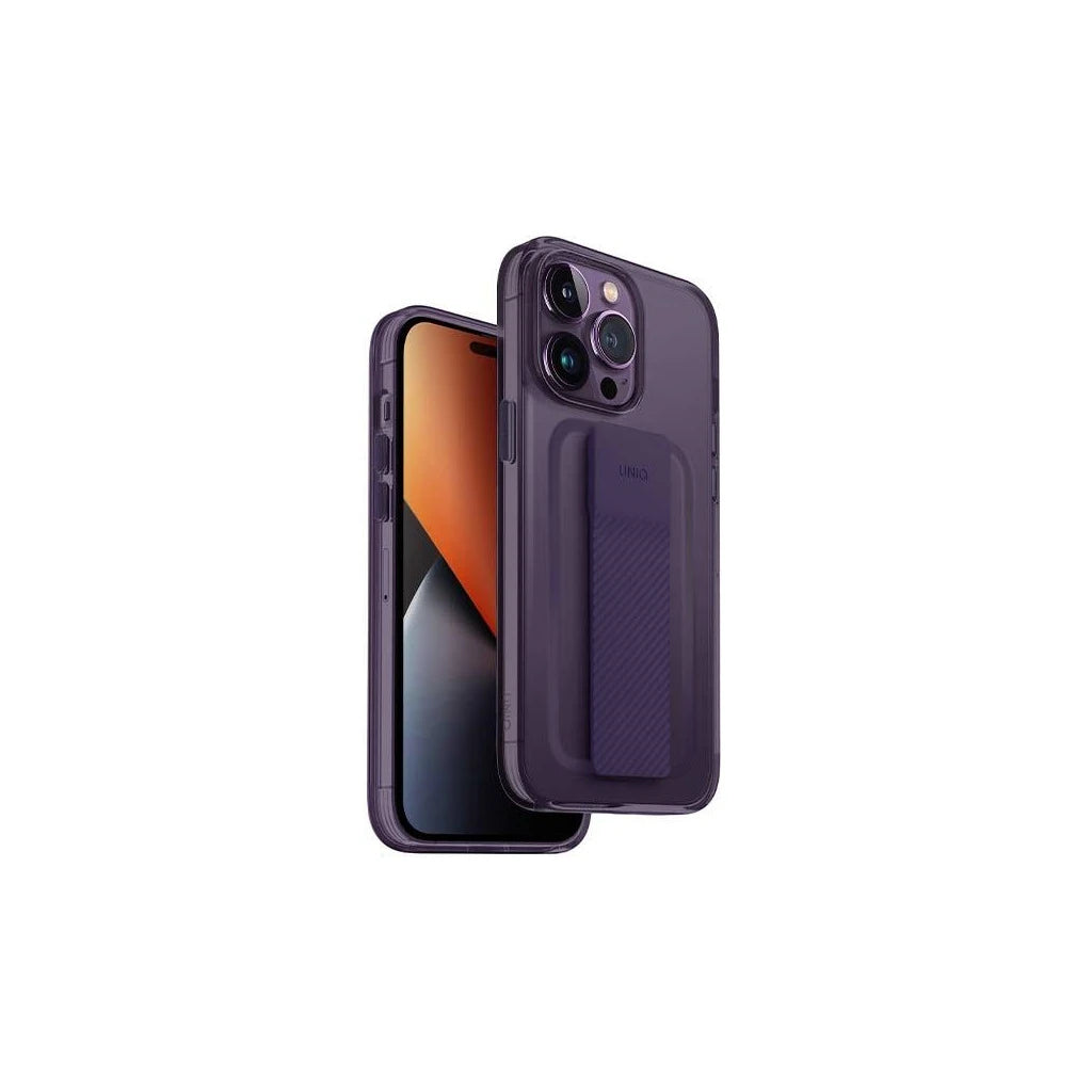 UNIQ Heldro Mount tok iPhone 14 Pro 6,1 készülékhez fig lila - iPhone 14 Pro tok a Domshop kínálatából