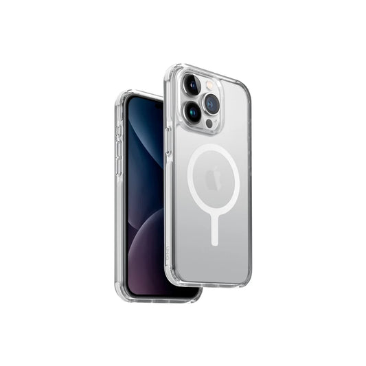 UNIQ Hybrid MagClick Charging Combat AF tok Apple Iphone 15 Pro Max készülékhez - blanc white - iPhone 15 Pro Max tok a Domshop kínálatából