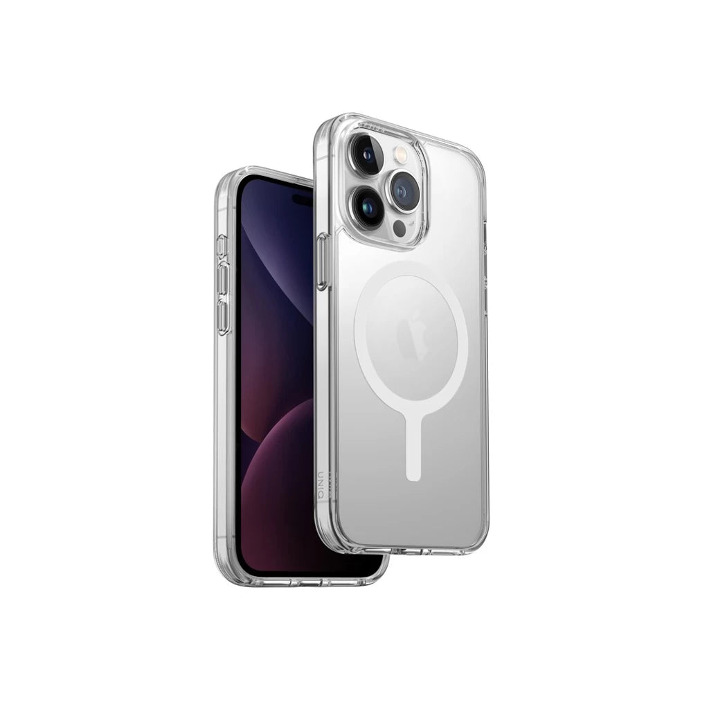 UNIQ Hybrid MagClick Charging Lifepro Xtreme tok Apple Iphone 15 Pro készülékhez - dove frost clear - iPhone 15 Pro tok a Domshop kínálatából