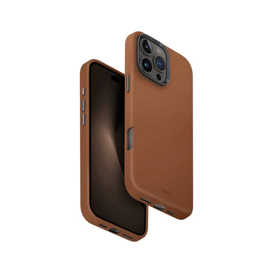 UNIQ Hybrid MagClick Charging Lyden tok Apple Iphone 16 Pro Max készülékhez - caramel - iPhone 16 Pro Max tok a Domshop kínálatából