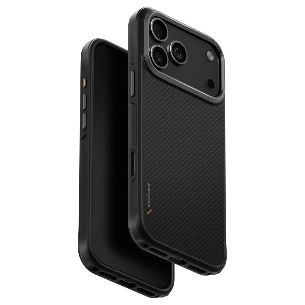 UNIQ Keva tok iPhone 17 Pro Max készülékhez Magclick Charging fekete - iPhone 17 Pro Max tok a Domshop kínálatából