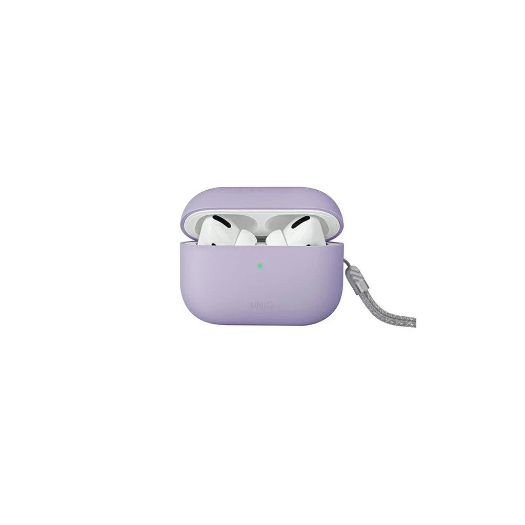 UNIQ Lino Case AirPods Pro 2 gen készülékhez szilikon tok lila - AirPods Pro 2 tok a Domshop kínálatából
