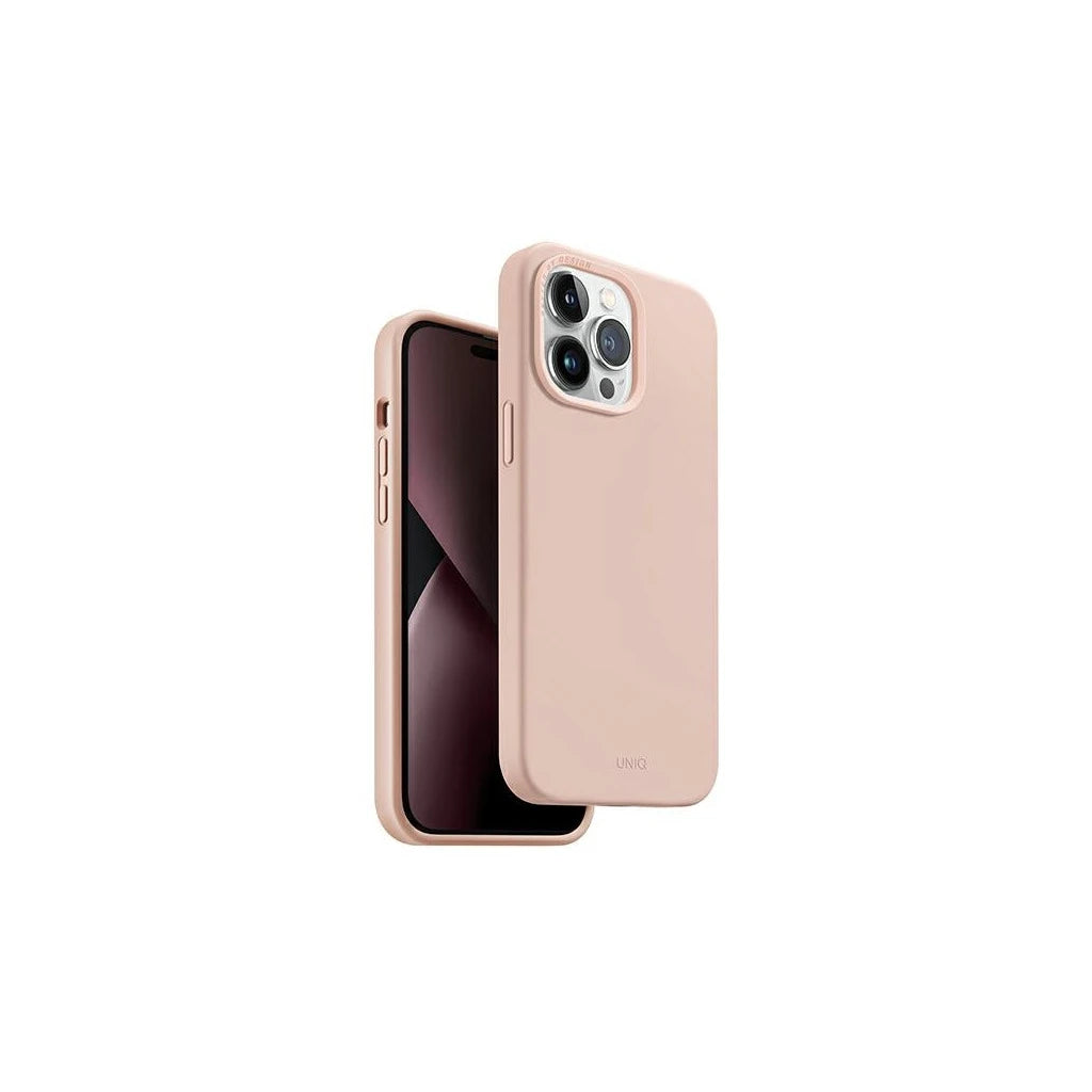 UNIQ Lino Case iPhone 14 Pro Max 6,7" készülékhez rózsaszín - iPhone 14 Pro Max tok a Domshop kínálatából