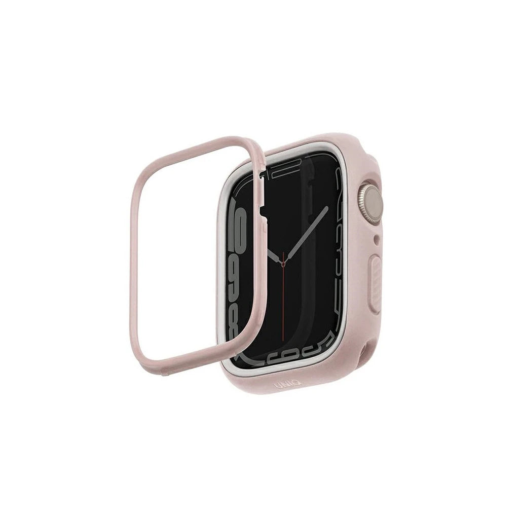 UNIQ Moduo Case Apple Watch Series 4/5/6/7/8/9/SE/SE2/SE3 44/45mm készülékhez tok rózsafehér - Apple Watch Tokok a Domshop kínálatából