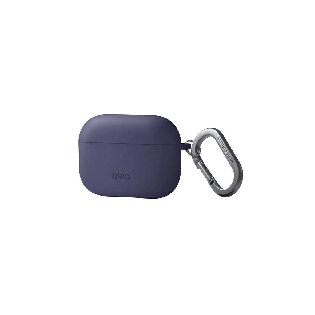 UNIQ Nexo Case AirPods Pro 2 gen készülékhez tok + silikon fülhorgok fig lila - AirPods Pro 2 tok a Domshop kínálatából