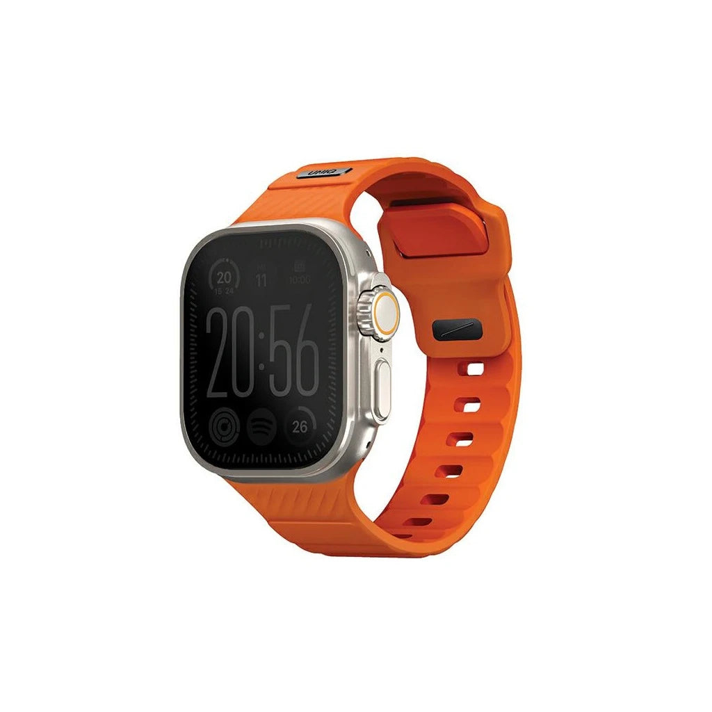 UNIQ Strap Stride Apple Watch Series1/2/3/4/5/6/7/8/9/SE/SE2/SE3/Ultra1/2/3 készülékhez 42/44/45/49mm FKM Rubber szíj - Apple Watch Szilikon Szíjak a Domshop kínálatából