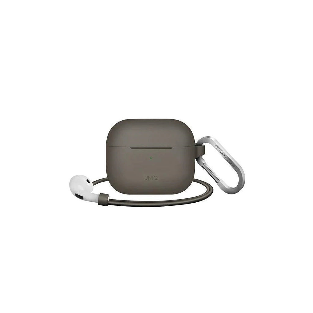 UNIQ Vencer tok AirPods 3 gen. készülékhez szilikon sötét homok - AirPods 3 tok a Domshop kínálatából