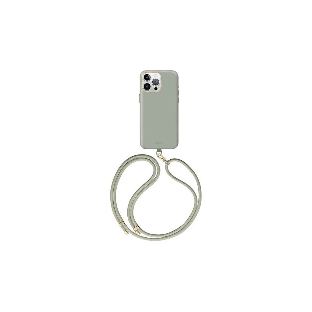 UNIQ case Coehl Creme iPhone 15 Pro Max 6.7" Magnetic Charging tok készülékhez zsályazöld - iPhone 15 Pro Max tok a Domshop kínálatából