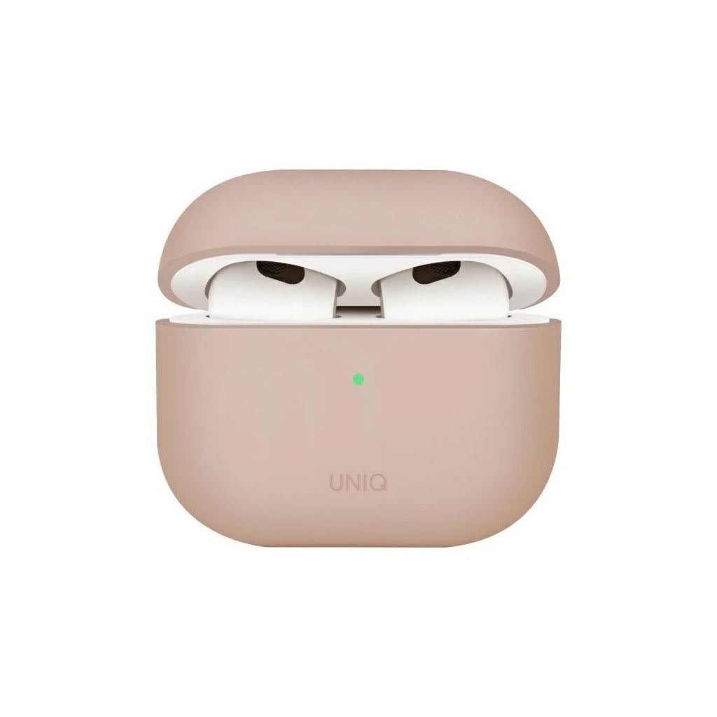 UNIQ tok Lino AirPods 4 készülékhez szilikon rózsaszín - AirPods 4 tok a Domshop kínálatából