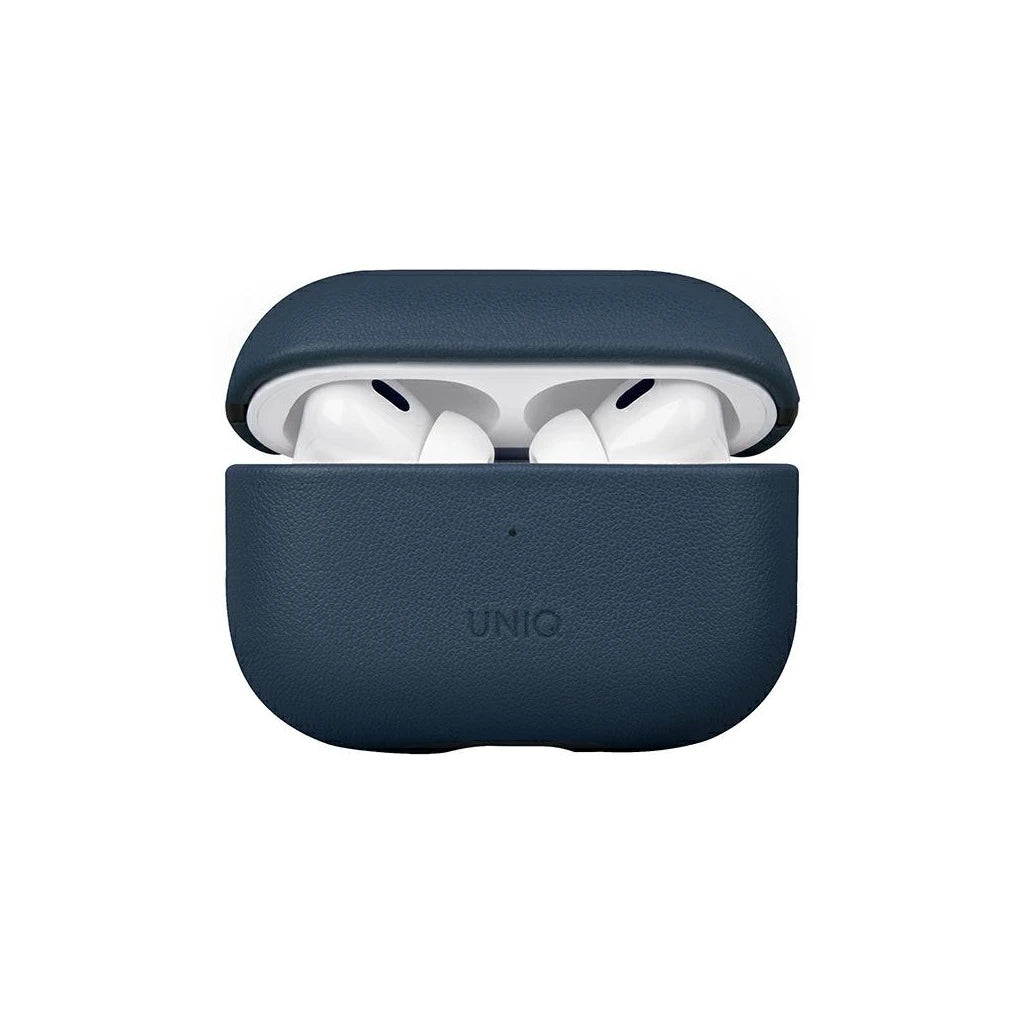 UNIQ tok Terra AirPods Pro 2 gen. készülékhez Valódi bőr (2022/2023) kék - AirPods Pro 2 tok a Domshop kínálatából