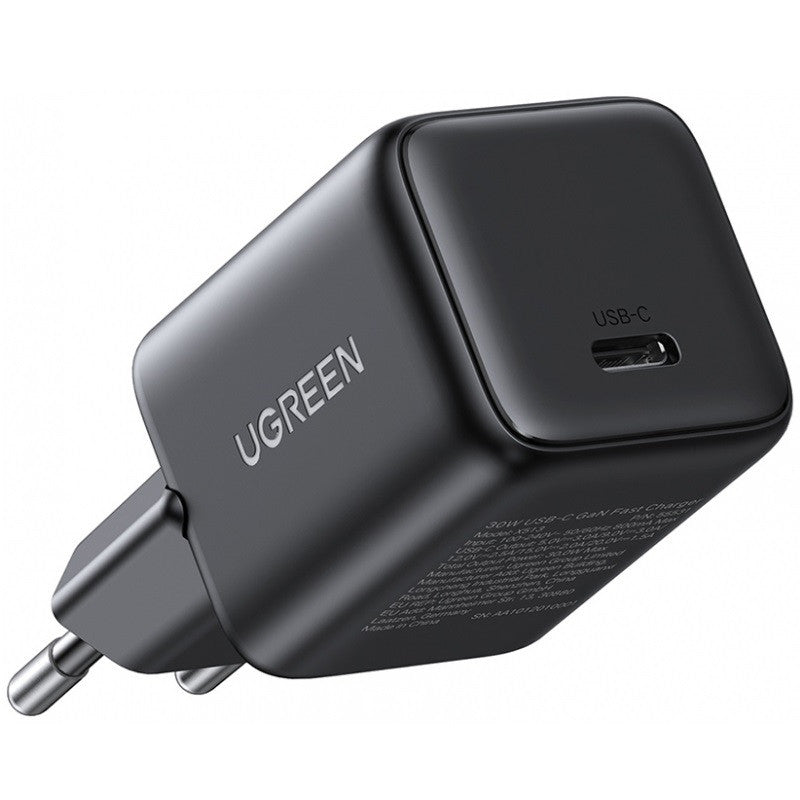 Ugreen X513 USB-C hálózati töltő, 3A, 30W, fekete - Adapter a Domshop kínálatából