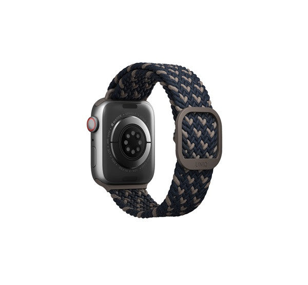 Uniq Aspen Designer Edition fonott szíj Apple Watch 42/44/45/49mm, kék - Apple Watch Szövet Szíjak a Domshop kínálatából