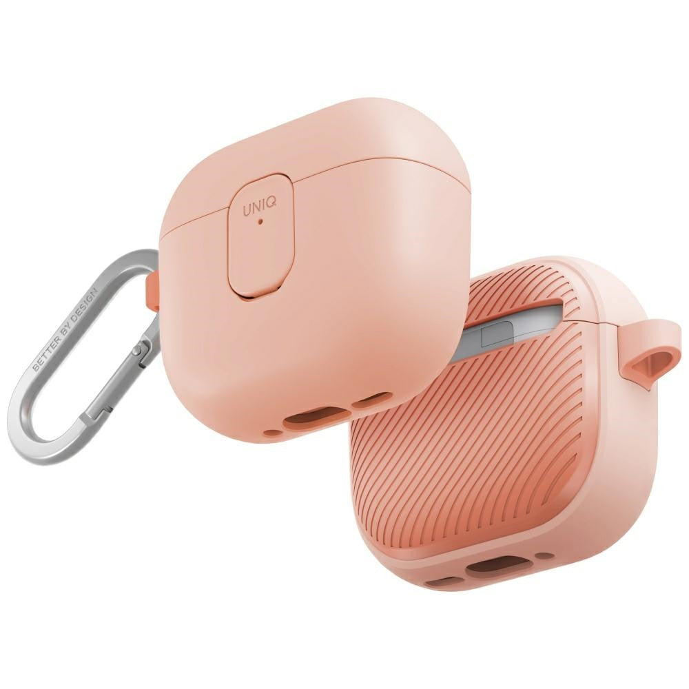 Uniq Clyde Apple AirPods 4 tok karabinerrel, rózsaszín - AirPods 4 tok a Domshop kínálatából