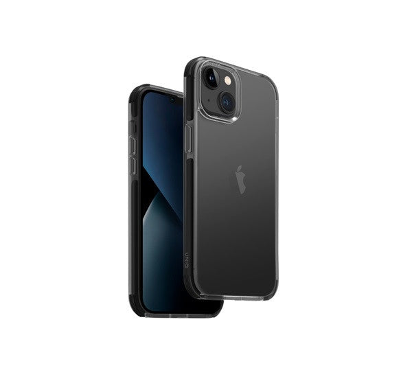 Uniq Combat Apple iPhone 14 Plus, szilikon tok, fekete - iPhone 14 Plus tok a Domshop kínálatából