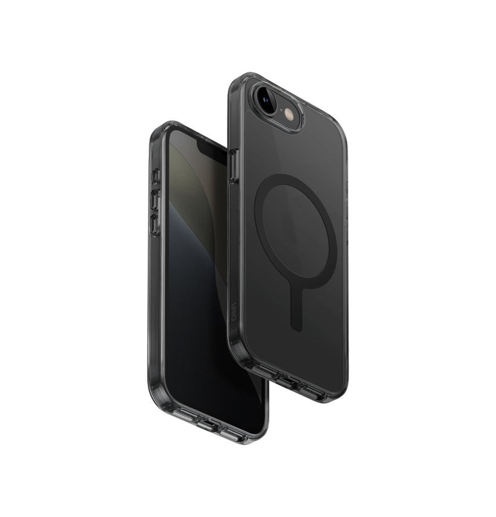 Uniq Hybrid LifePro iPhone 16e Magsafe szilikon tok, fekete - iPhone 16e tok a Domshop kínálatából