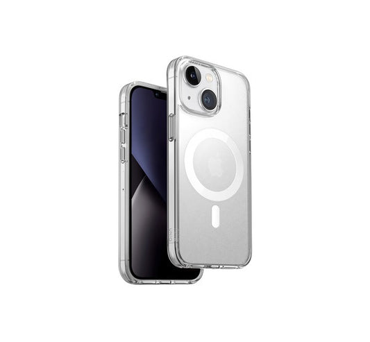 Uniq Hybrid Magclick Apple iPhone 14 Plus, Magsafe szilikon tok, átlátszó - iPhone 14 Plus tok a Domshop kínálatából