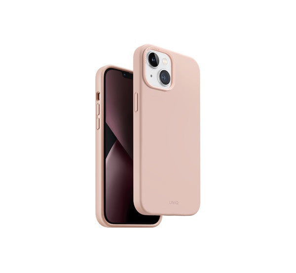 Uniq Lino Apple iPhone 14 Plus, szilikon tok, rózsaszín - iPhone 14 Plus tok a Domshop kínálatából