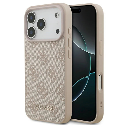 Guess 4G Classic tok iPhone 17 Pro készülékhez rózsaszín