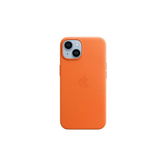 Apple MPPF3ZM/A iPhone 14 Plus / 15 Plus 6.7″ készülékhez MagSafe bőr tok narancssárga -  iPhone 14 Plus/15Plus tok a Domshop kínálatából
