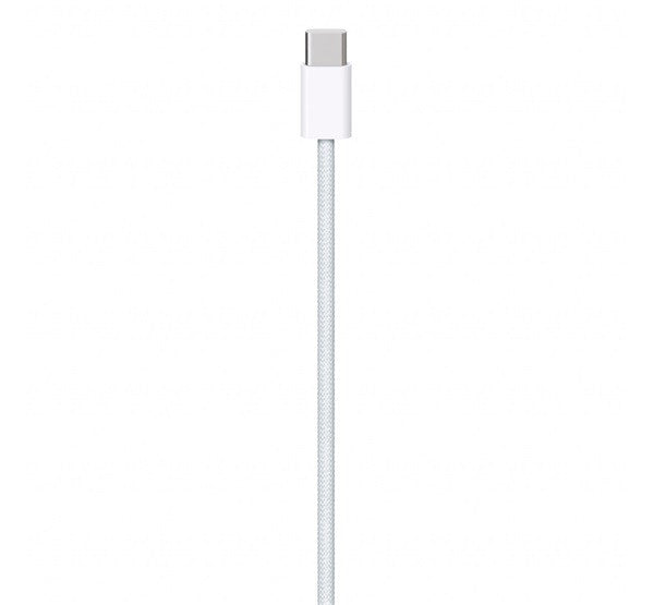 Apple USB-C / USB-C szőtt töltő- és adatkábel, 1m, fehér, MQKJ3ZM/A Retail dobozos -  USB-C kábel a Domshop kínálatából