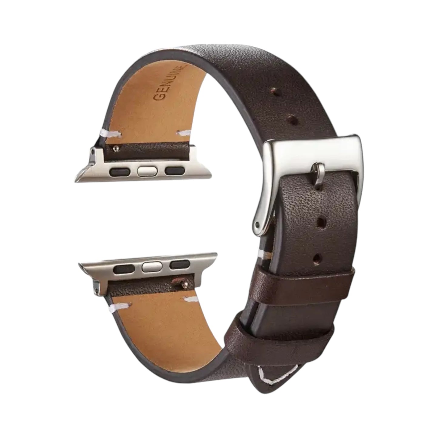 Apple Watch Csatos Bőr Szíj -  Apple Watch Bőr Szíjak - Domshop a Domshop kínálatából