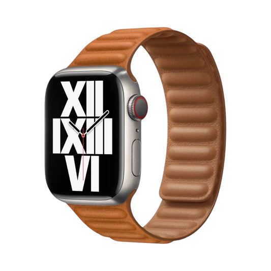 Apple Watch Mágneses Bőr Szíj -  Apple Watch Bőr Szíjak - Domshop a Domshop kínálatából