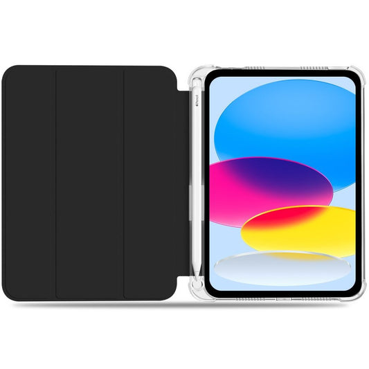 Apple iPad 10.9 (2022) / iPad 11 (2025), mappa tok, közepesen ütésálló, érintőceruza tartó, érintőceruza nélkül, átlátszó hátlap, Smart Case, TP SC Pen Holder Hybrid, világoskék -  iPad 10.9" (2022) és iPad 11" (2025) tok a Domshop kínálatából