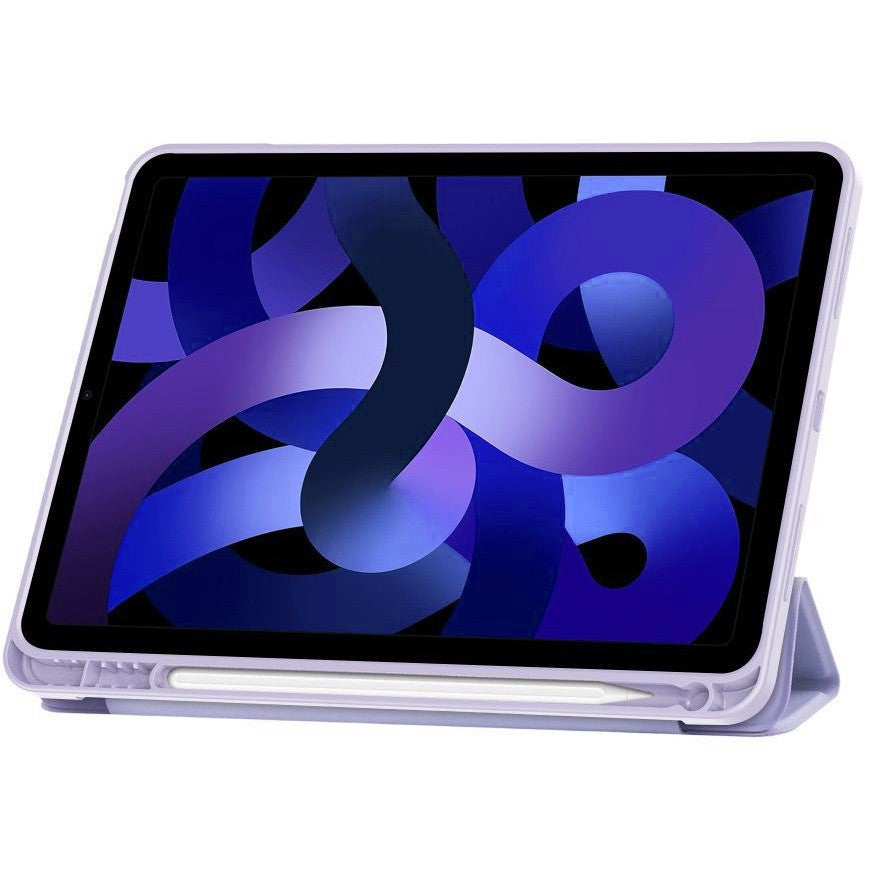 Apple iPad Air (2020 / 2022) / iPad Air 11 (2024 / 2025), mappa tok, közepesen ütésálló, érintőceruza tartó, érintőceruza nélkül, Smart Case, TP SC Pen Holder, lila -  iPad Air 10.9" (2020/2022) és 11" (2024/2025) tok a Domshop kínálatából