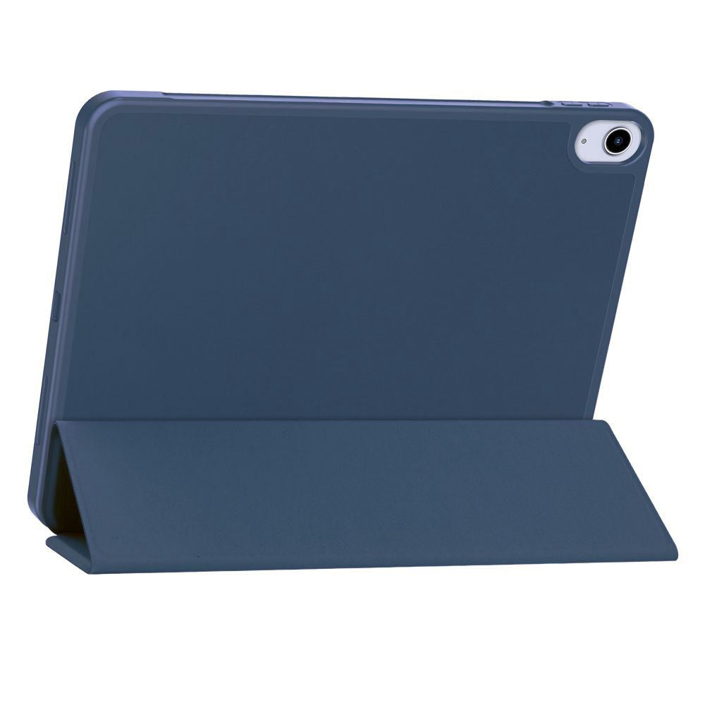 Apple iPad Air (2020 / 2022) / iPad Air 11 (2024 / 2025), mappa tok, közepesen ütésálló, érintőceruza tartó, érintőceruza nélkül, Smart Case, TP SC Pen Holder, sötétkék -  iPad Air 10.9" (2020/2022) és 11" (2024/2025) tok a Domshop kínálatából