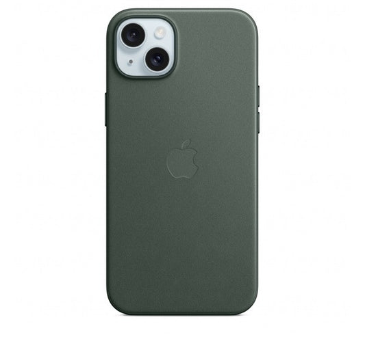 Apple iPhone 15 Plus FineWoven-szövettok MagSafe, örökzöld -  iPhone 15 Plus tok a Domshop kínálatából
