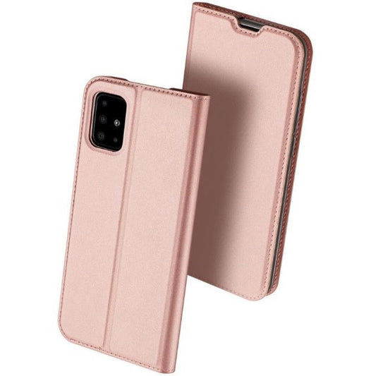 Apple iPhone 15 Pro Max, Oldalra nyíló tok, stand, Dux Ducis, vörösarany -  iPhone 15 Pro Max tok a Domshop kínálatából