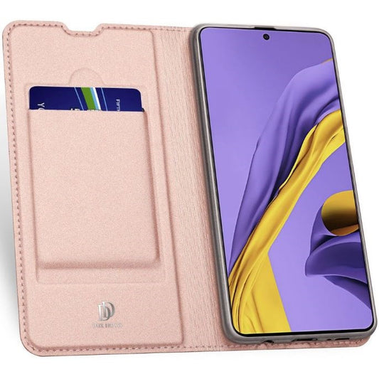 Apple iPhone 15 Pro Max, Oldalra nyíló tok, stand, Dux Ducis, vörösarany -  iPhone 15 Pro Max tok a Domshop kínálatából