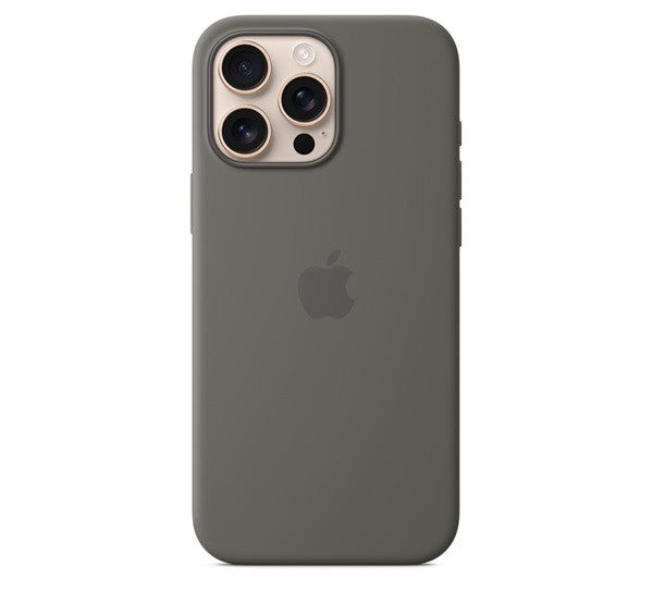 Apple iPhone 16 Pro Max MagSafe gyári szilikon tok, kőszürke -  iPhone 16 Pro Max tok a Domshop kínálatából