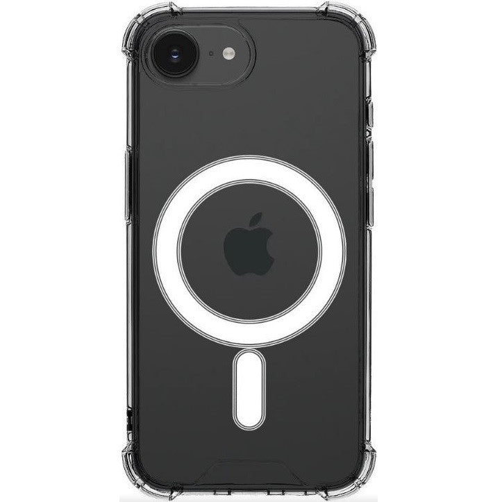 Apple iPhone 16e, Műanyag hátlap védőtok + szilikon keret, közepesen ütésálló, Magsafe töltővel kompatibilis, Tactical MagForce Plyo, átlátszó -  iPhone 16e tok a Domshop kínálatából