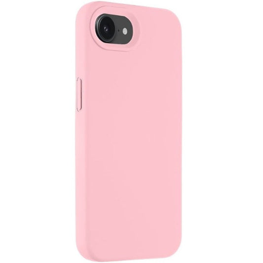 Apple iPhone 16e, Szilikon tok, mikrofiber plüss belső, Magsafe kompatibilis, Tactical MagForce Velvet Smoothie, rózsaszín -  iPhone 16e tok a Domshop kínálatából