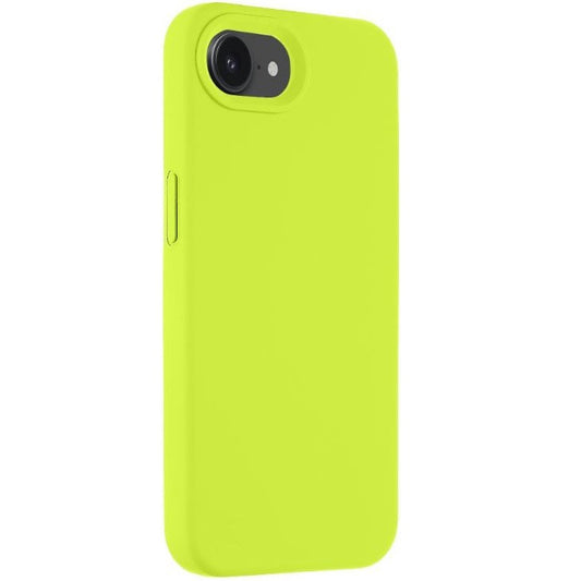 Apple iPhone 16e, Szilikon tok, mikrofiber plüss belső, Magsafe kompatibilis, Tactical MagForce Velvet Smoothie, világoszöld -  iPhone 16e tok a Domshop kínálatából