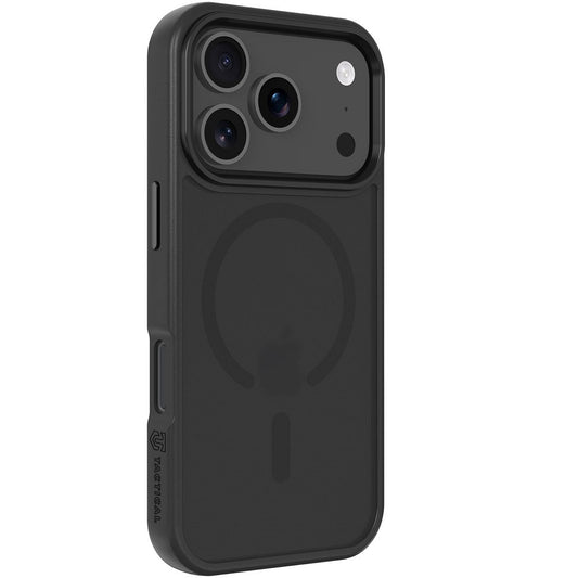 Apple iPhone 17 Pro, Műanyag hátlap védőtok + szilikon keret, közepesen ütésálló, Magsafe kompatibilis, Tactical MagForce Hyperstealth, áttetsző/szürke -  iPhone 17 Pro tok a Domshop kínálatából