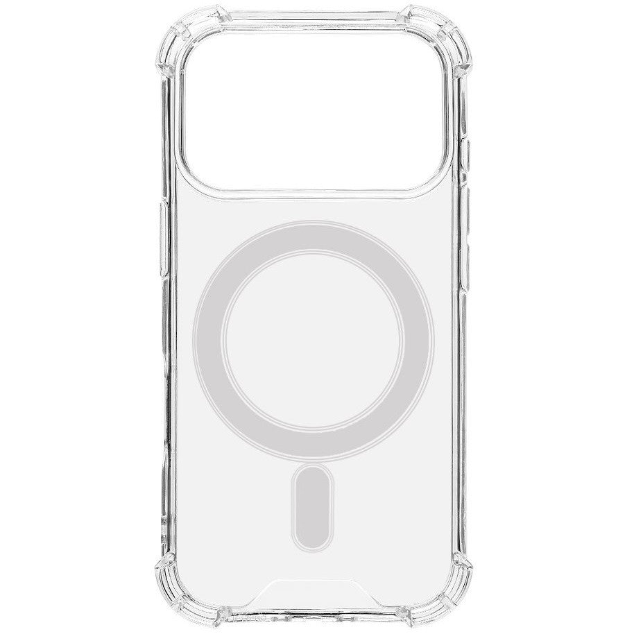 Apple iPhone 17 Pro, Műanyag hátlap védőtok + szilikon keret, közepesen ütésálló, Magsafe töltővel kompatibilis, Tactical MagForce Plyo, átlátszó -  iPhone 17 Pro tok a Domshop kínálatából