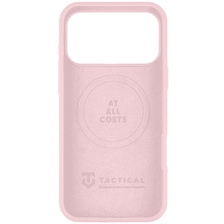 Apple iPhone 17 Pro Max, Szilikon tok, mikrofiber plüss belső, Magsafe kompatibilis, Tactical MagForce Velvet Smoothie, rózsaszín -  iPhone 17 Pro Max tok a Domshop kínálatából