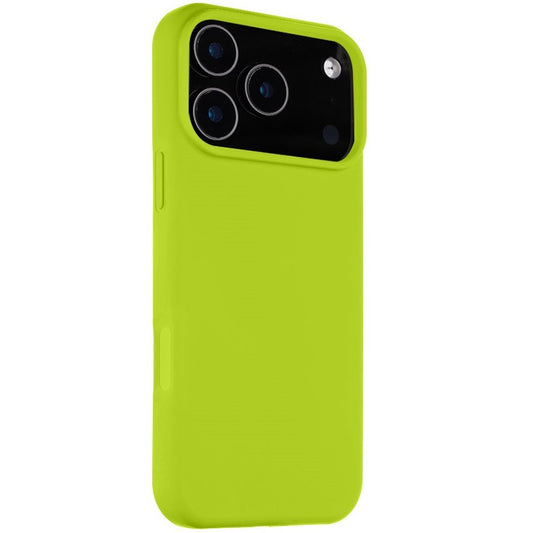 Apple iPhone 17 Pro Max, Szilikon tok, mikrofiber plüss belső, Magsafe kompatibilis, Tactical MagForce Velvet Smoothie, világoszöld -  iPhone 17 Pro Max tok a Domshop kínálatából