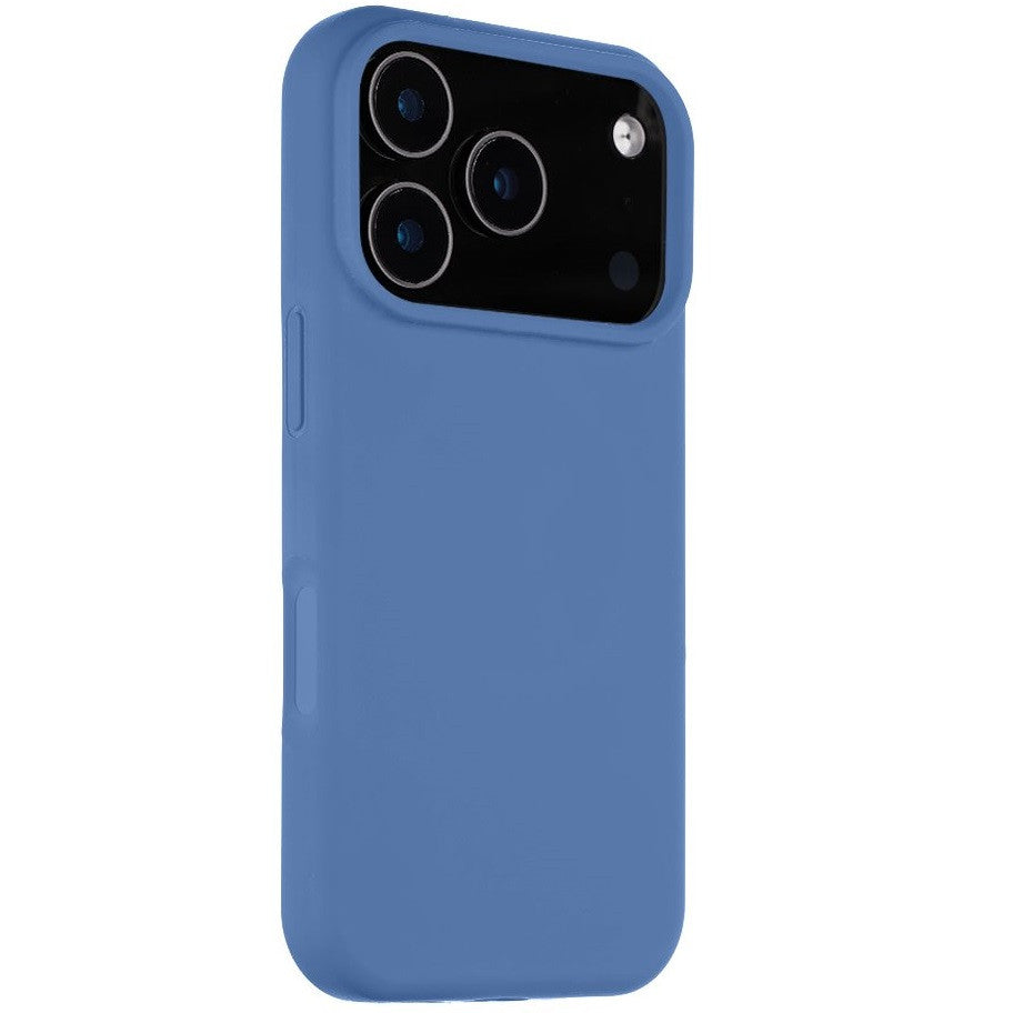 Apple iPhone 17 Pro, Szilikon tok, mikrofiber plüss belső, Magsafe kompatibilis, Tactical MagForce Velvet Smoothie, kék -  iPhone 17 Pro tok a Domshop kínálatából